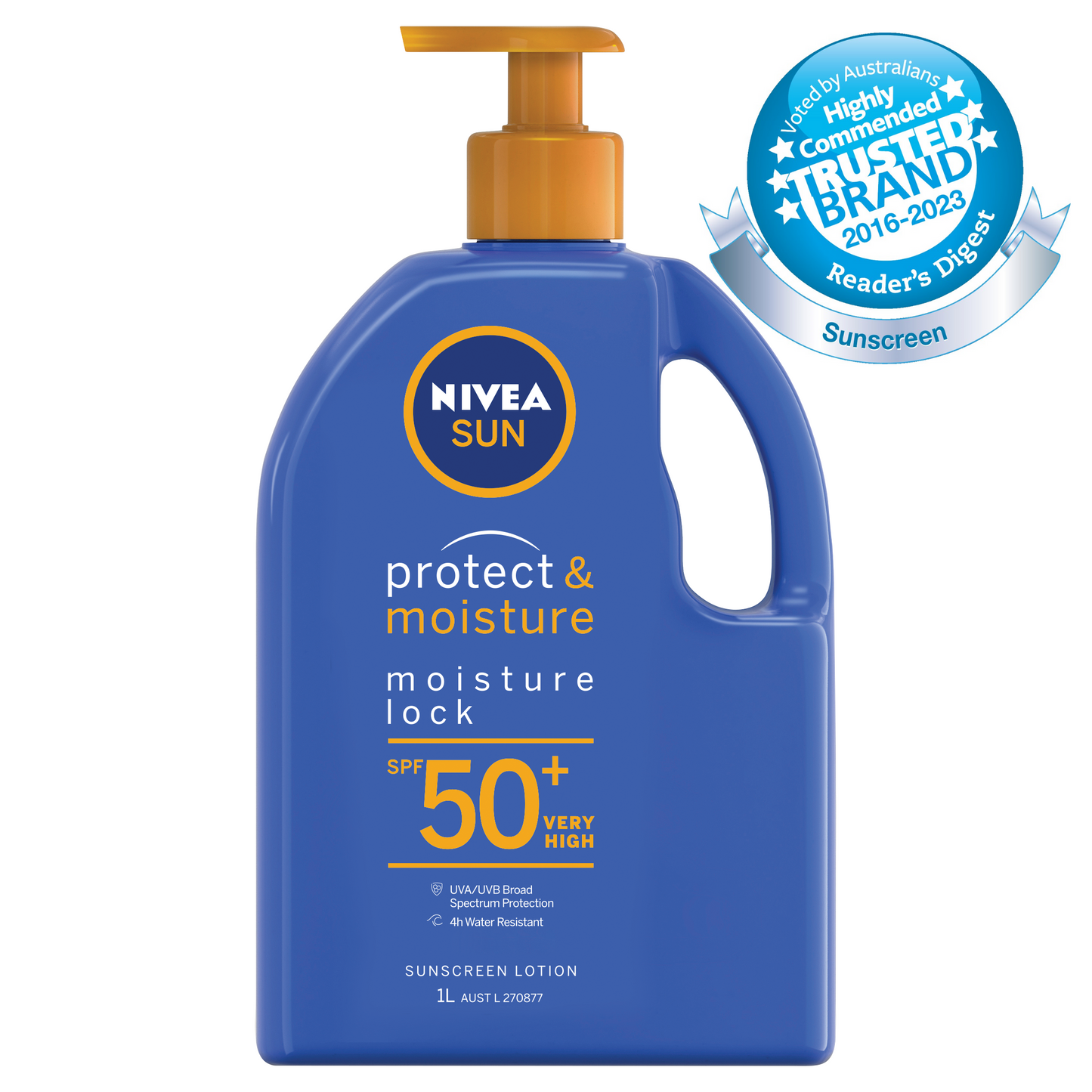 NIVEA SUN Lotion Protect and Moisture SPF50+ 1L - MOQ 3